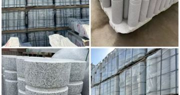 周口 芝麻白花岗岩挡车柱、隔离柱多少钱