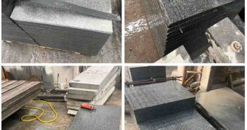 周口 芝麻黑地铺石材