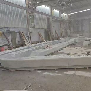 周口 花岗岩整石坐凳拼装