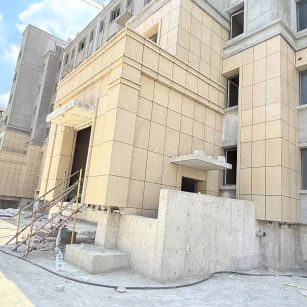 周口 黄金麻干挂，工地实拍