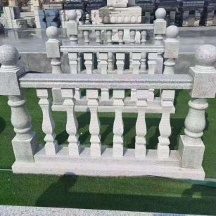 周口 别墅石材栏杆特写