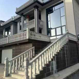 周口 芝麻白别墅阳台栏杆，楼梯栏杆