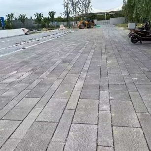 周口仿古石铺装效果