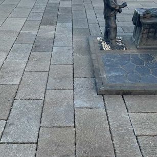周口仿古石铺装效果