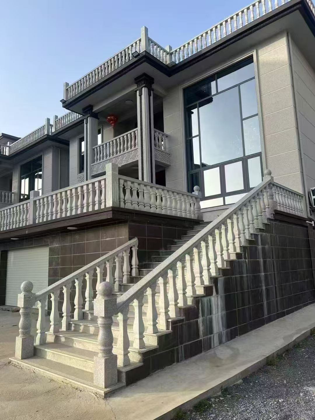 周口 芝麻白别墅阳台栏杆，楼梯栏杆