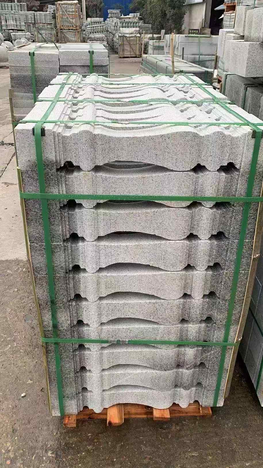 周口 芝麻白方形拉丝面，栏杆花瓶柱