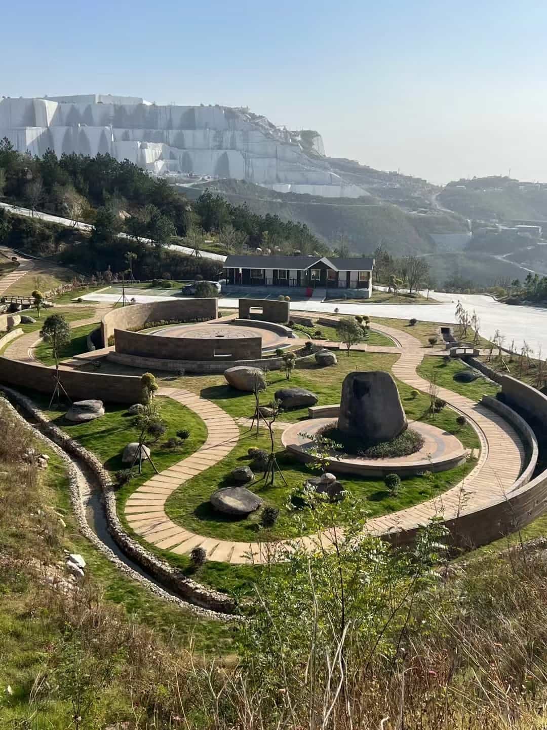 周口仿古石铺装整体效果