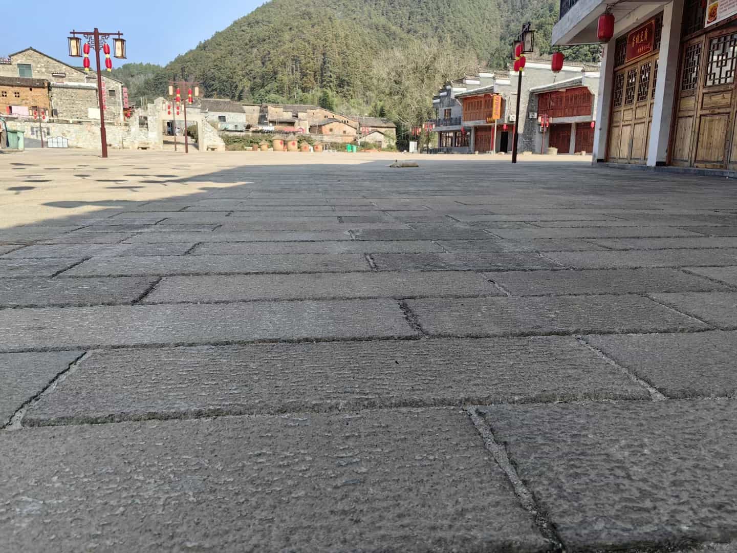 周口仿古石铺装效果