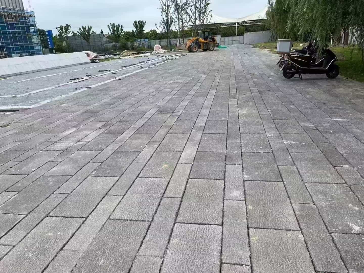 周口仿古石铺装效果