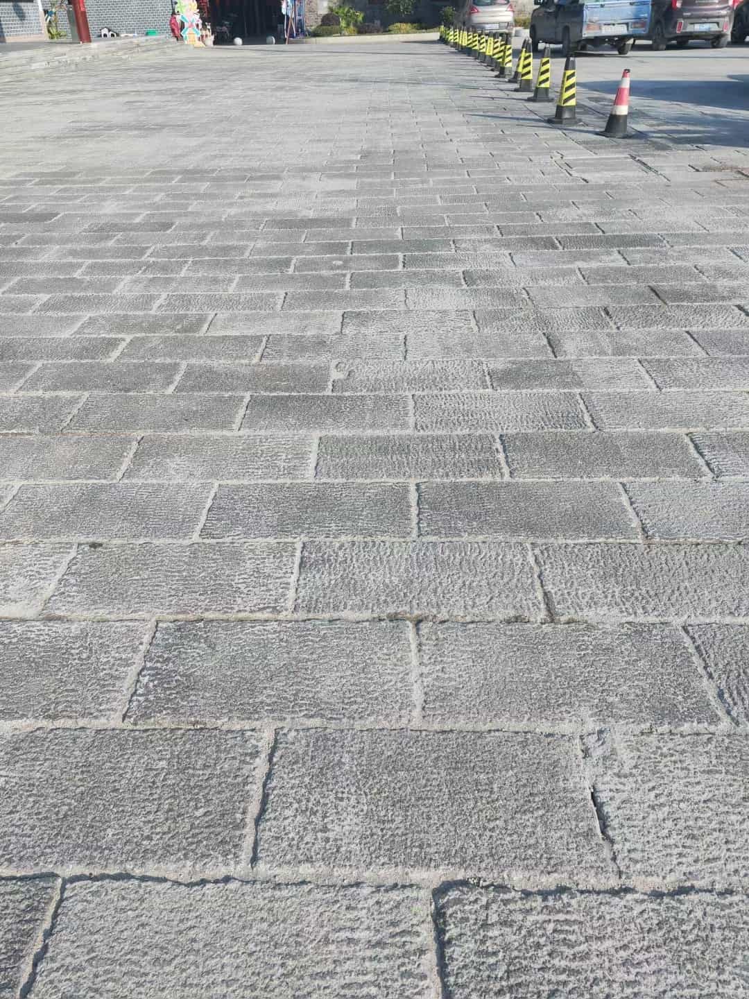 周口仿古石铺装效果