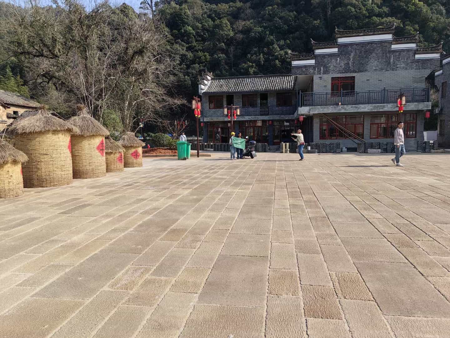 周口仿古石铺装效果