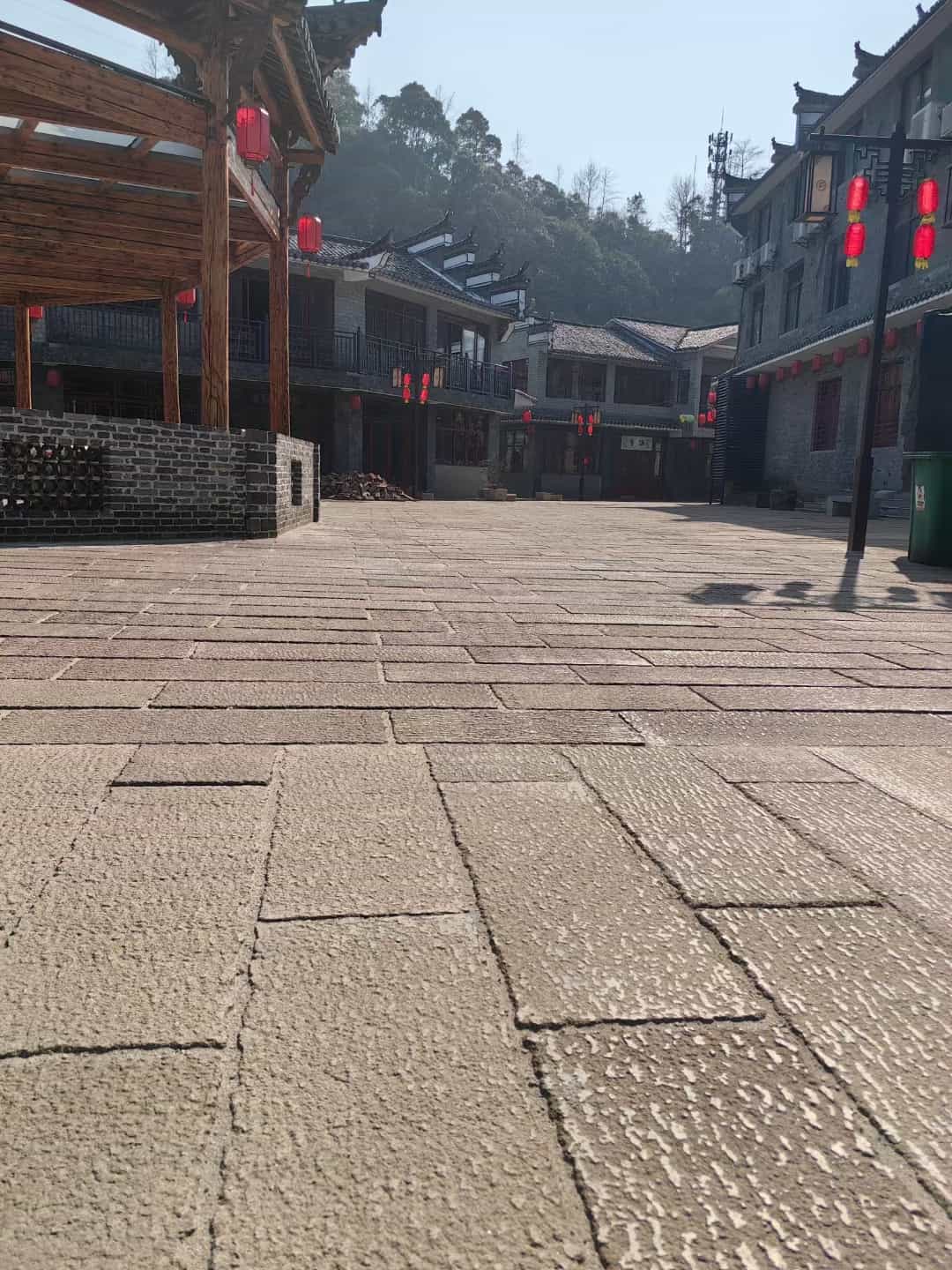 周口仿古石铺装效果