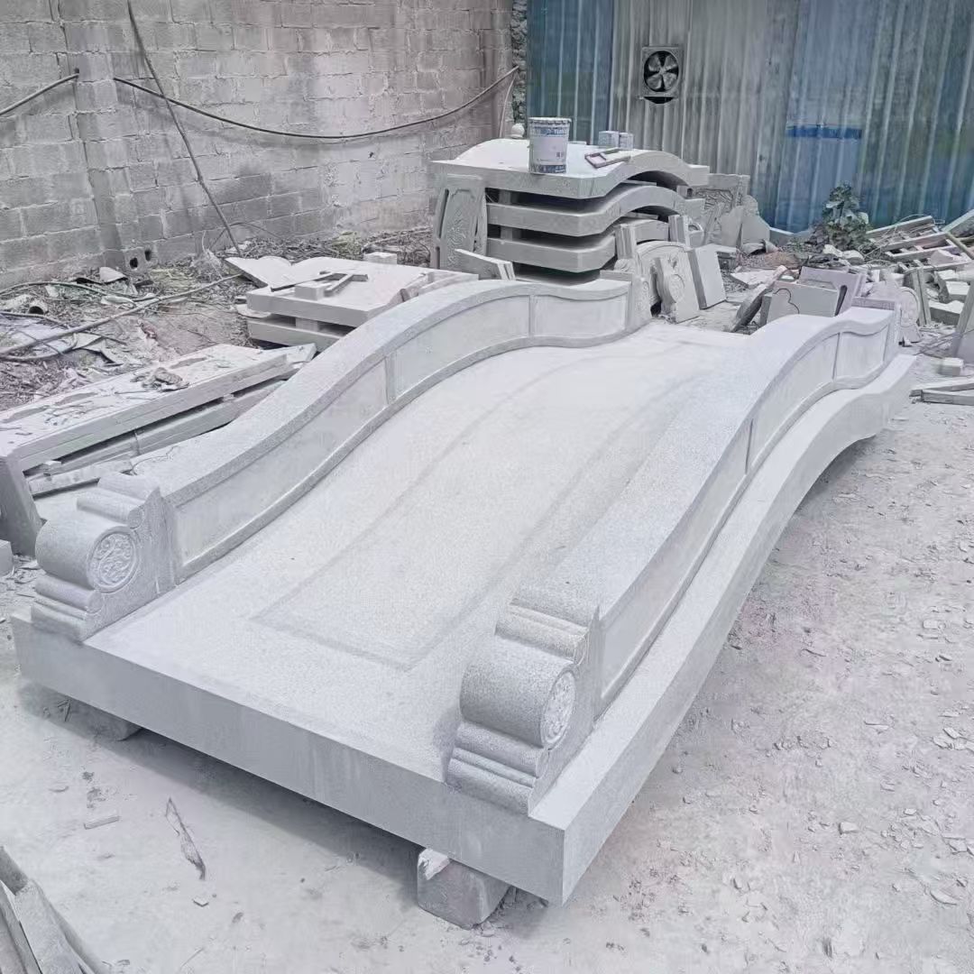 周口 芝麻灰花岗岩园林景观 小石桥