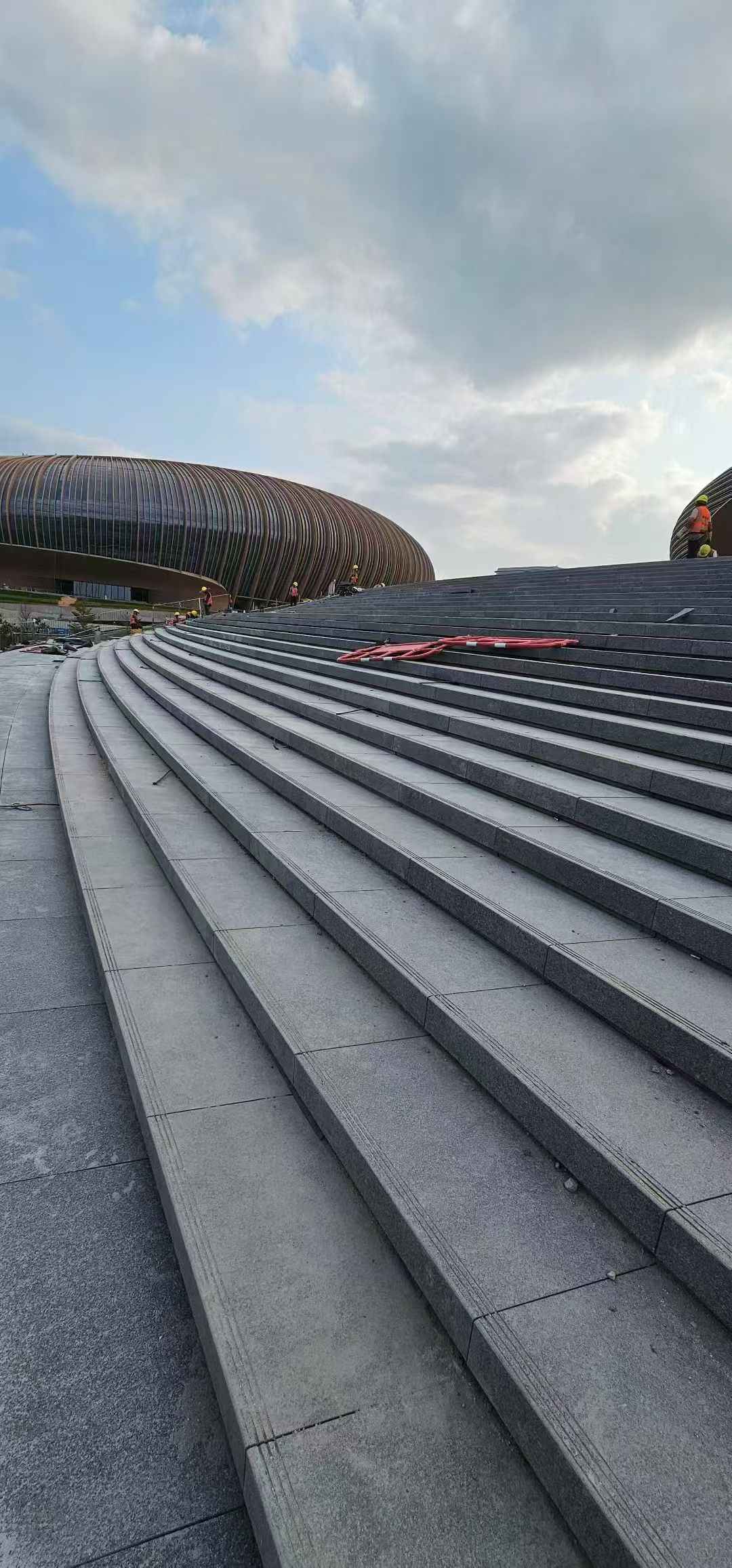 周口 弧形整石台阶铺装效果图