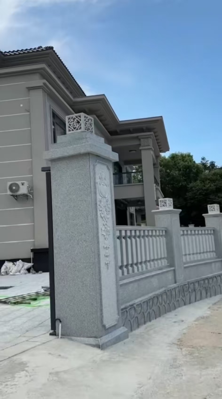 周口 芝麻白别墅围墙栏杆，私人订制